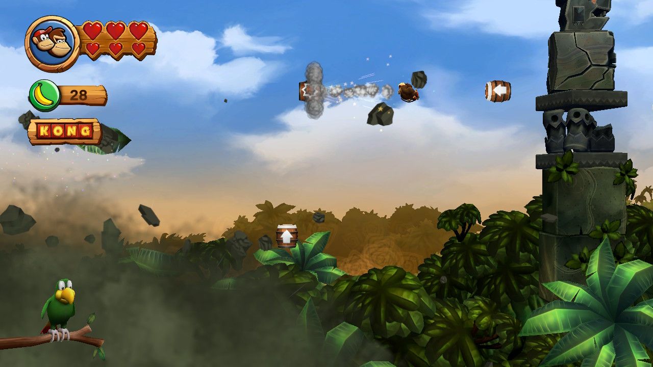 Donkey Kong Country Returns HD Canopy Cannons guide 10