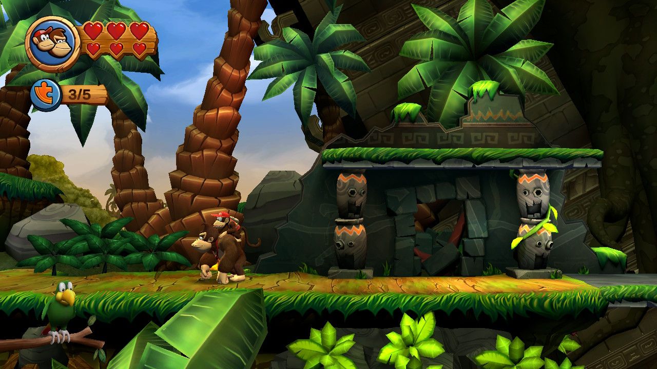 Donkey Kong Country Returns HD Canopy Cannons guide 7