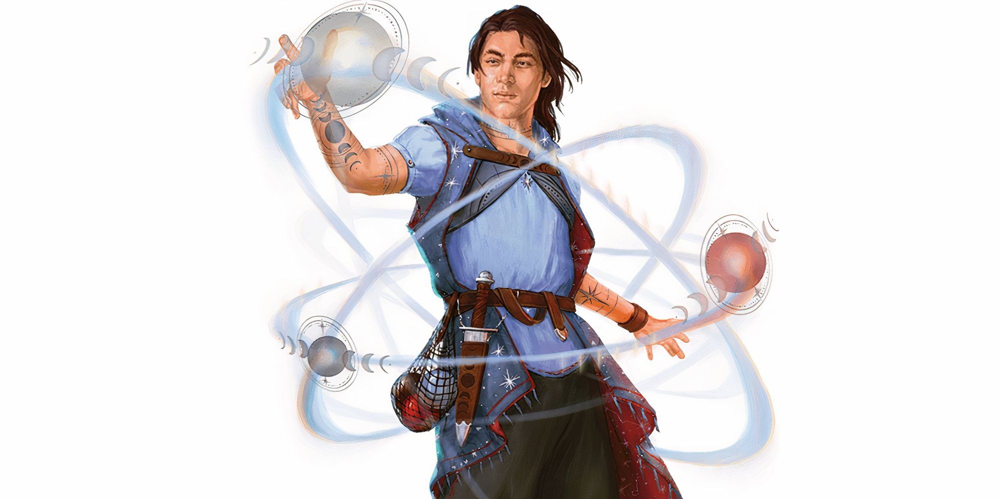 A lunar sorcerer manipulates astral and planetary objects magically in Dungeons & Dragons.