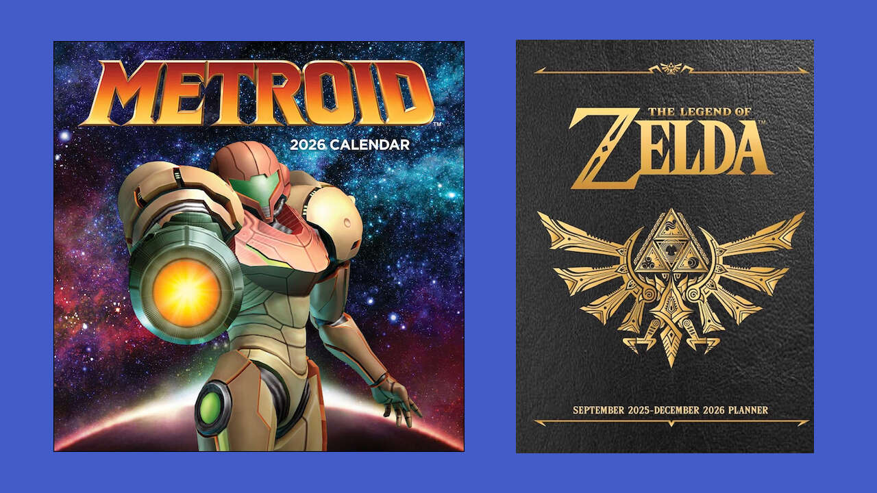 Nintendo 2026 Calendar & Planner Preorders - Metroid Prime, Zelda, And More