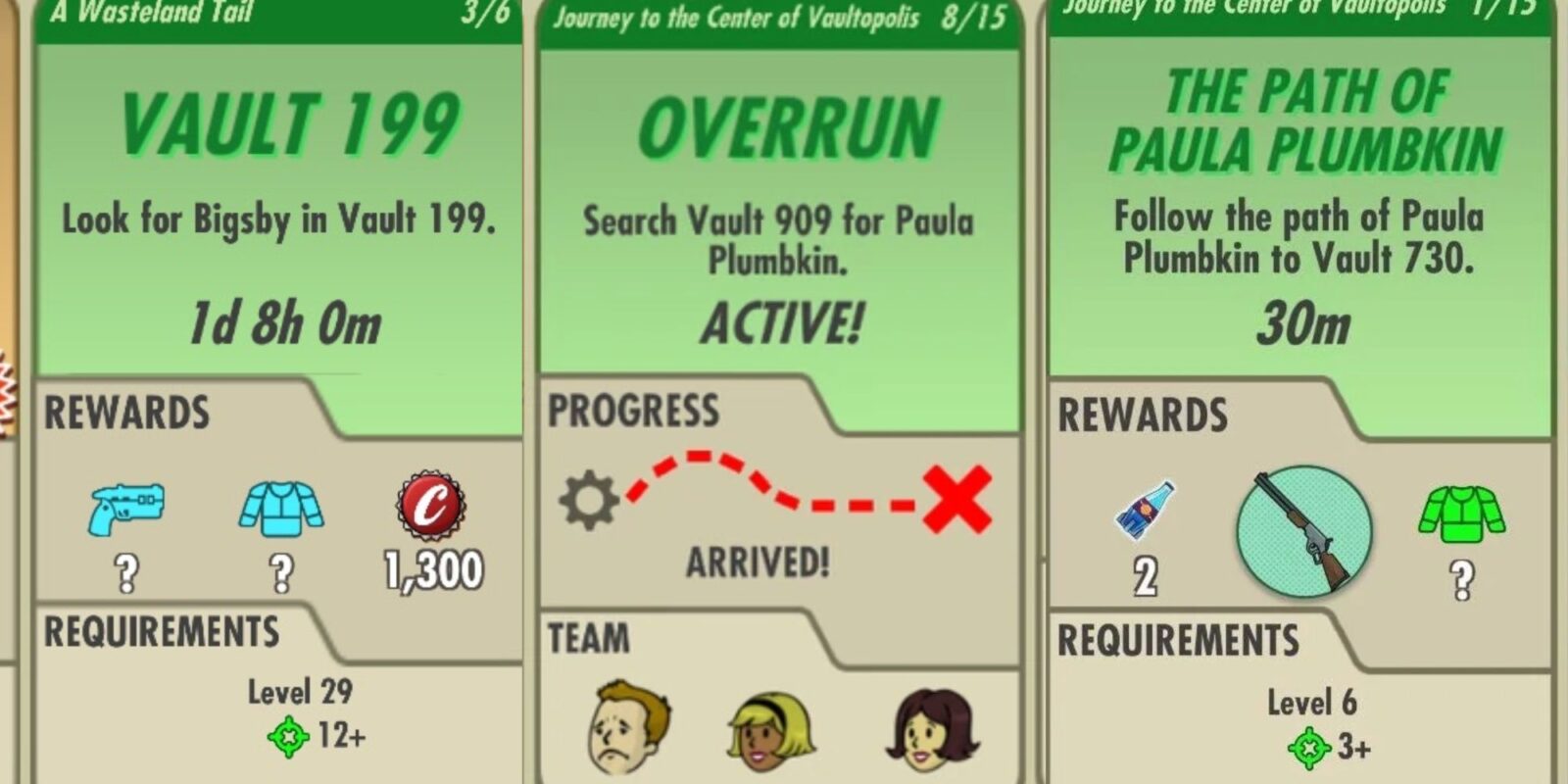 Best Quests in Fallout Shelter