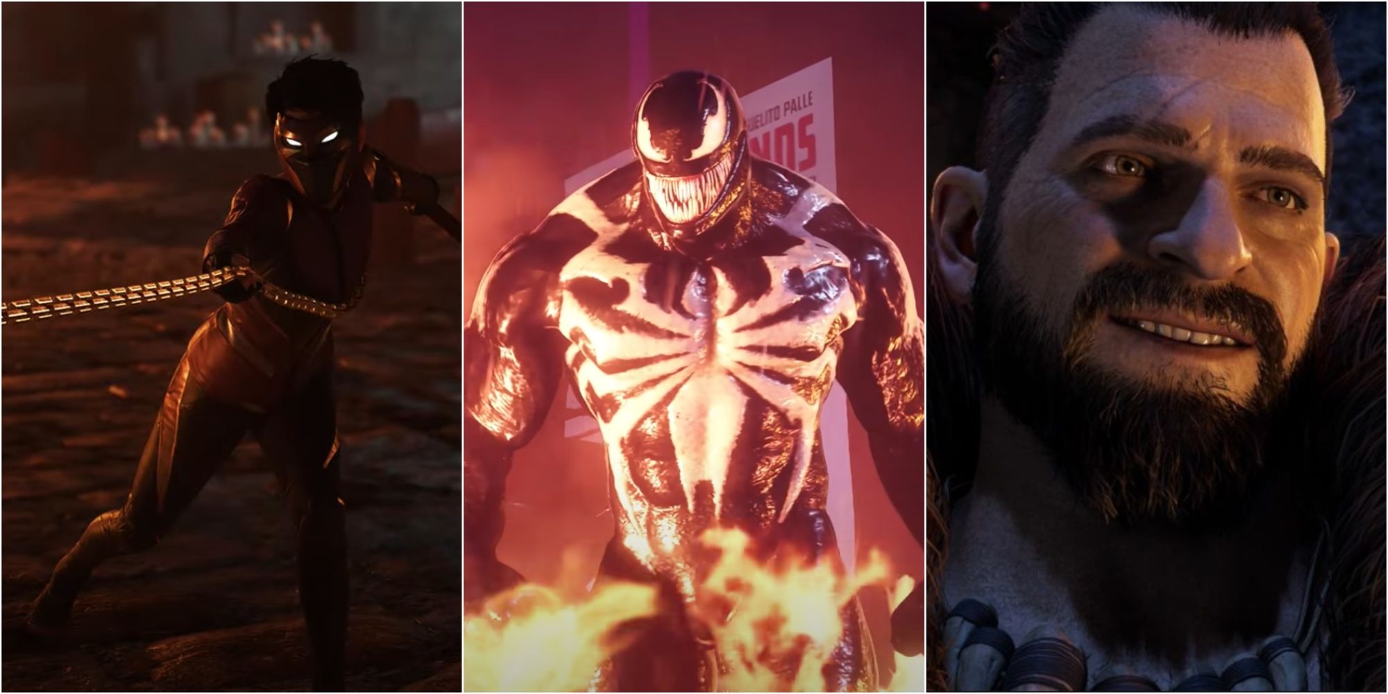 Wraith, Venom, and Kraven