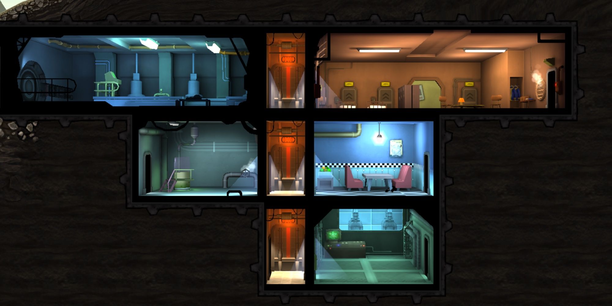 Starter Base In Fallout Shelter