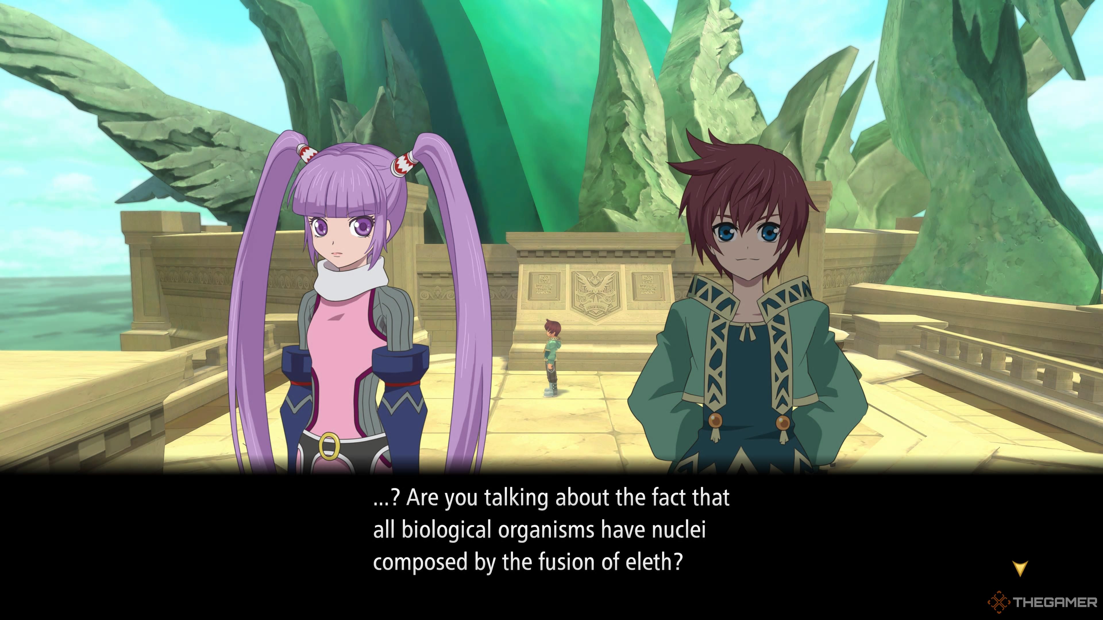 Asbel and Sophie as children in Barona in Tales of Graces f Remastered