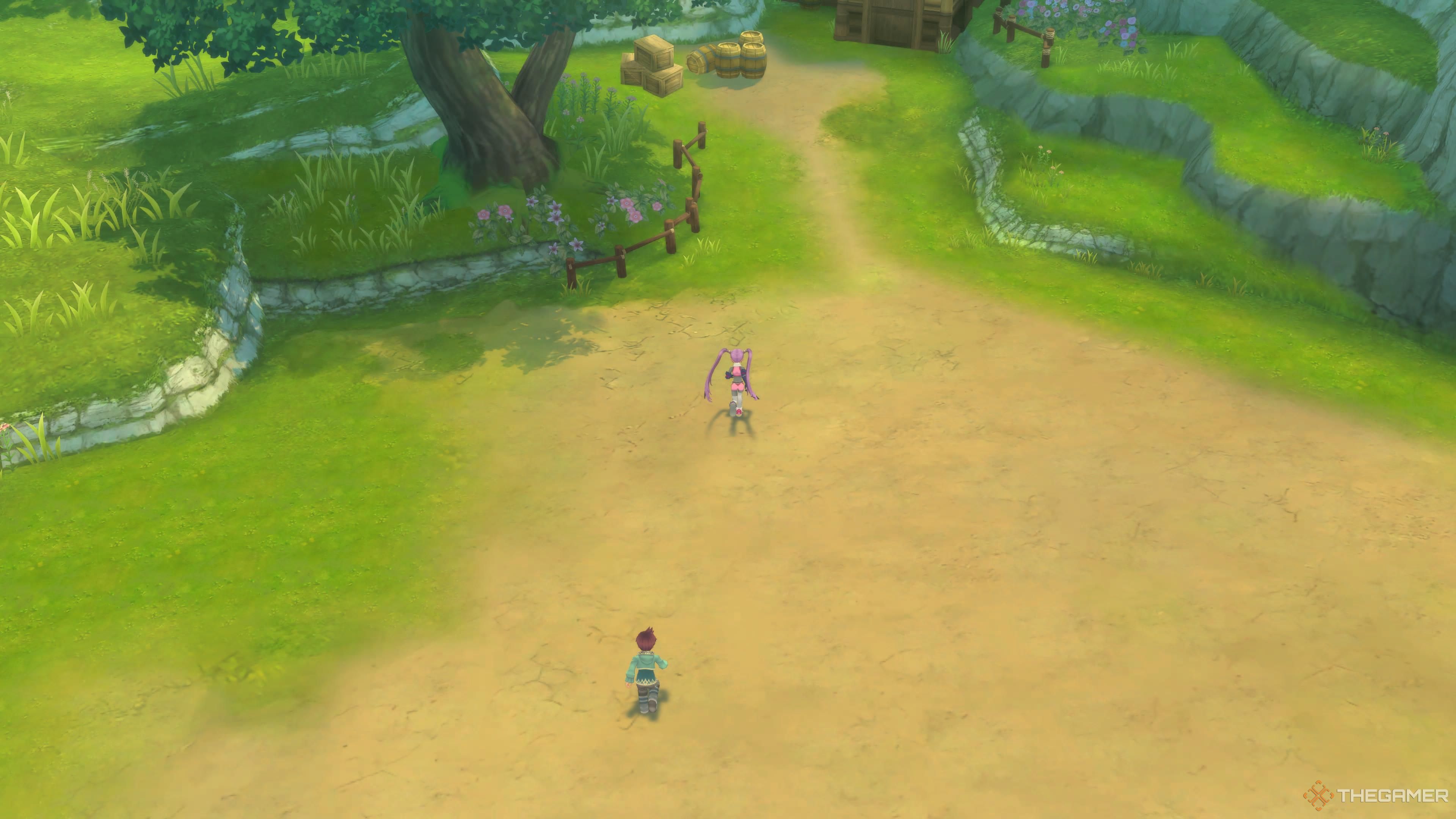 Traversing Lhant Highroad in Tales of Graces f Remastered