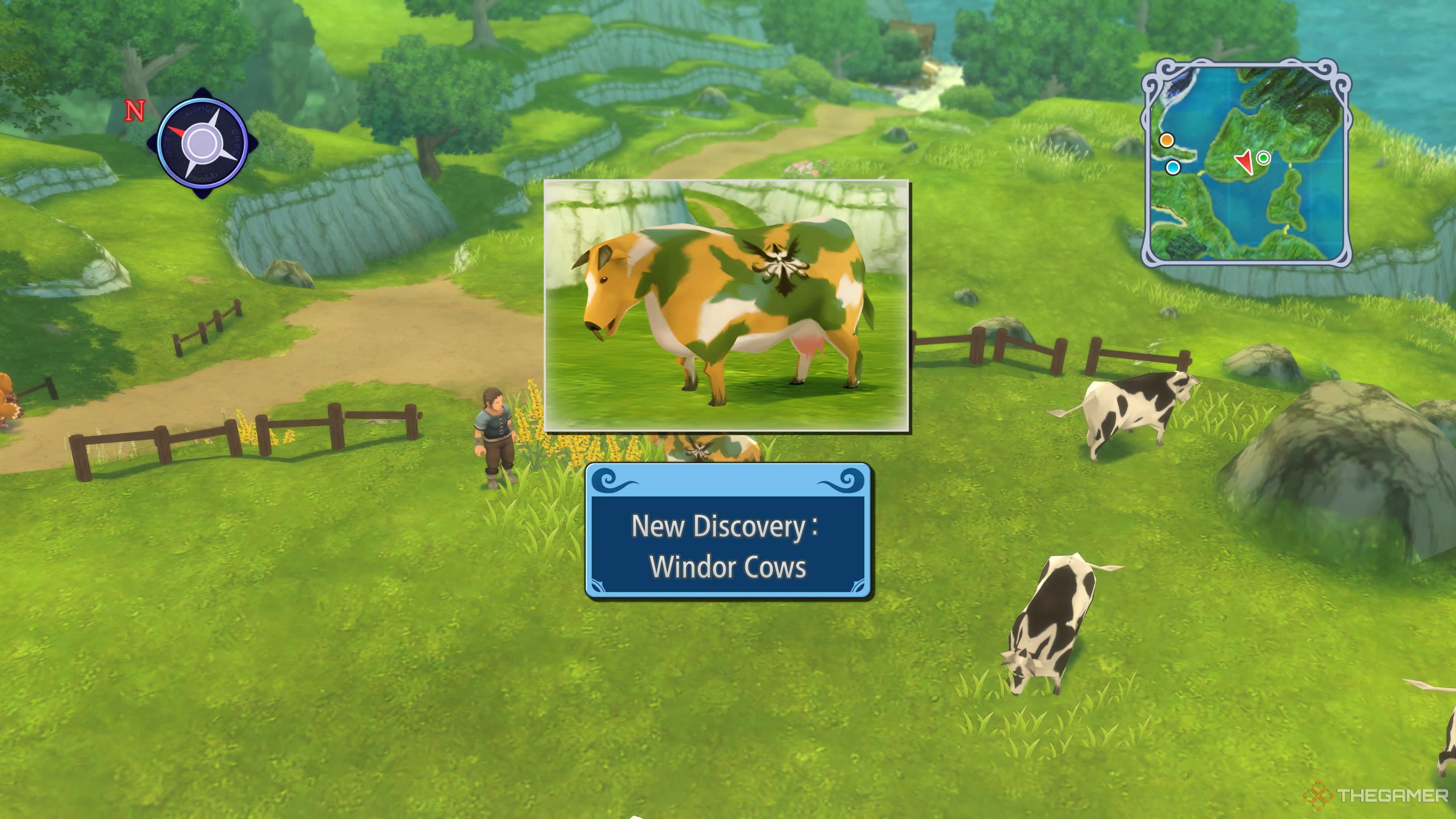 Windor Cows discovery in Tales of Graces f Remastered