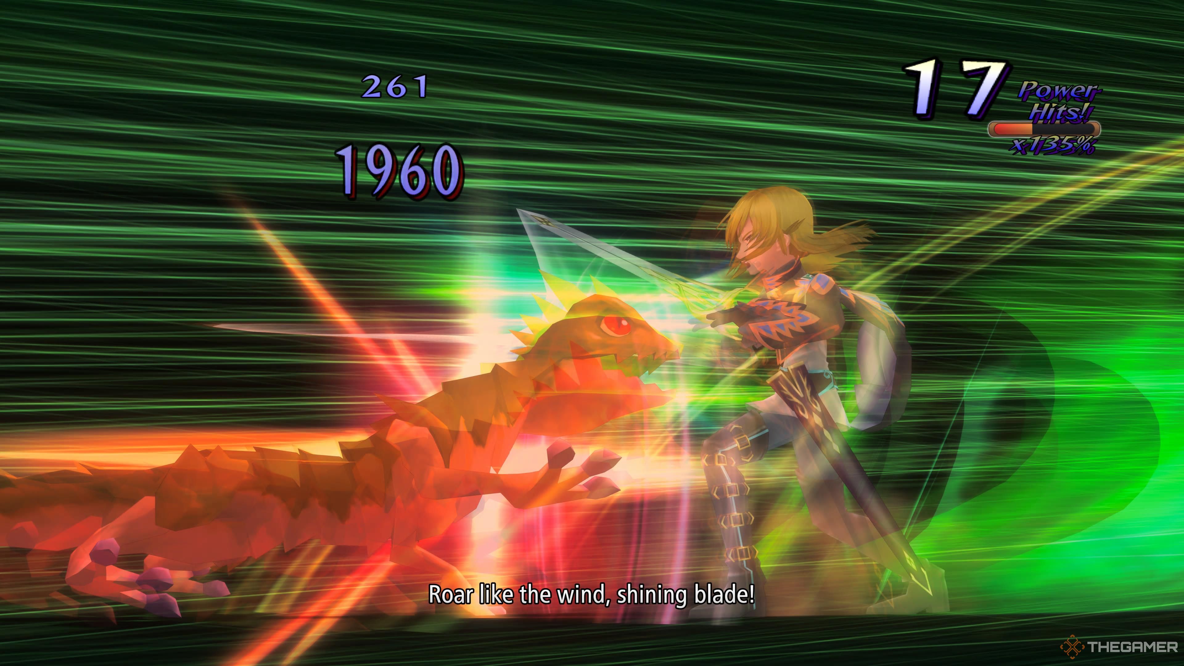 Tales of Graces f Remastered image of Richard attacking a monster