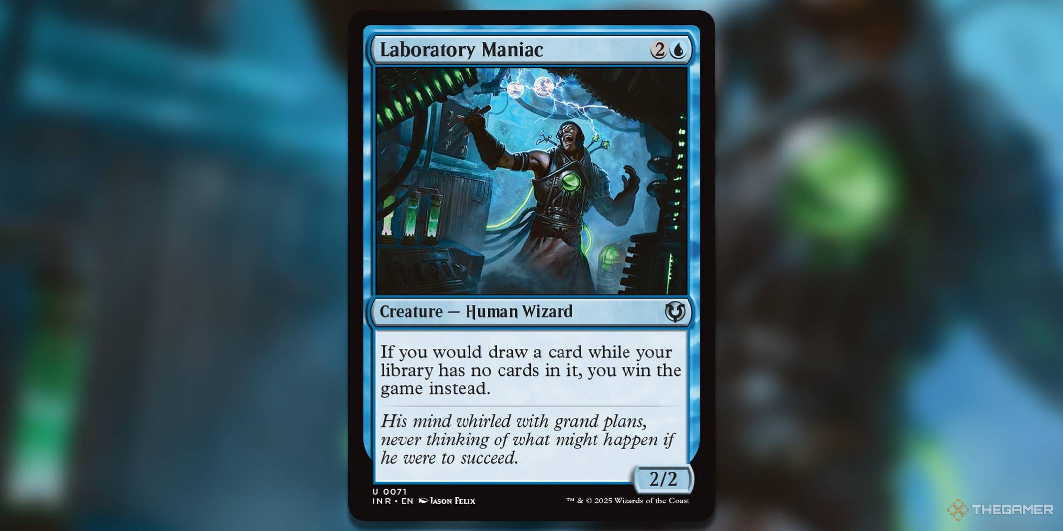 Image of Laboratory Maniac card in Magic: The Gathering.