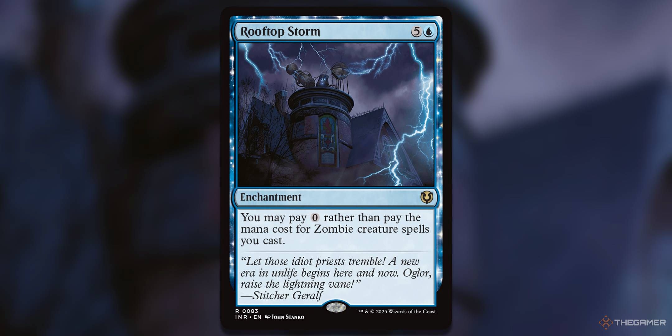 Image of Rooftop Storm card in Magic: The Gathering.