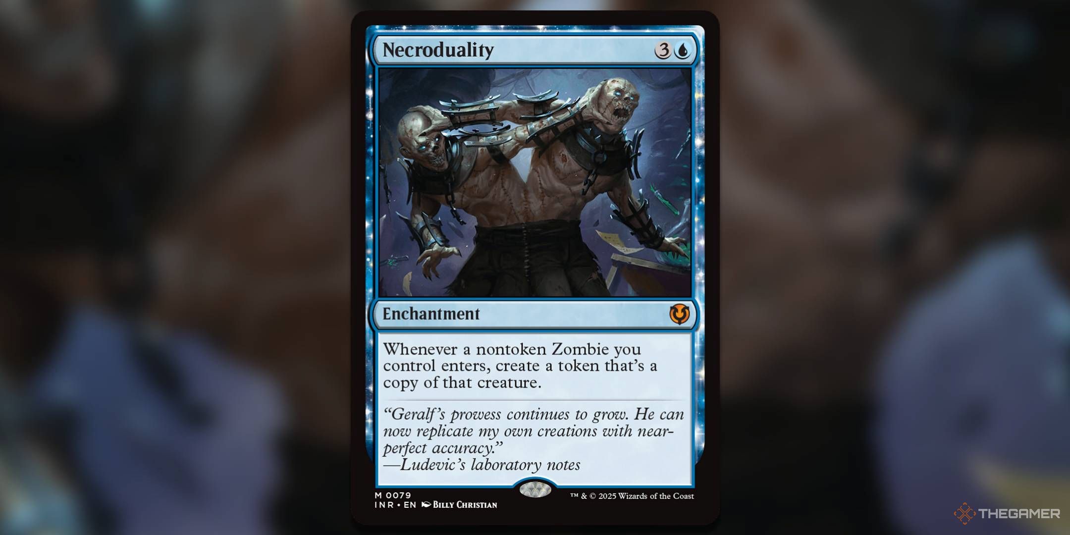 Image of Necroduality card in Magic: The Gathering.