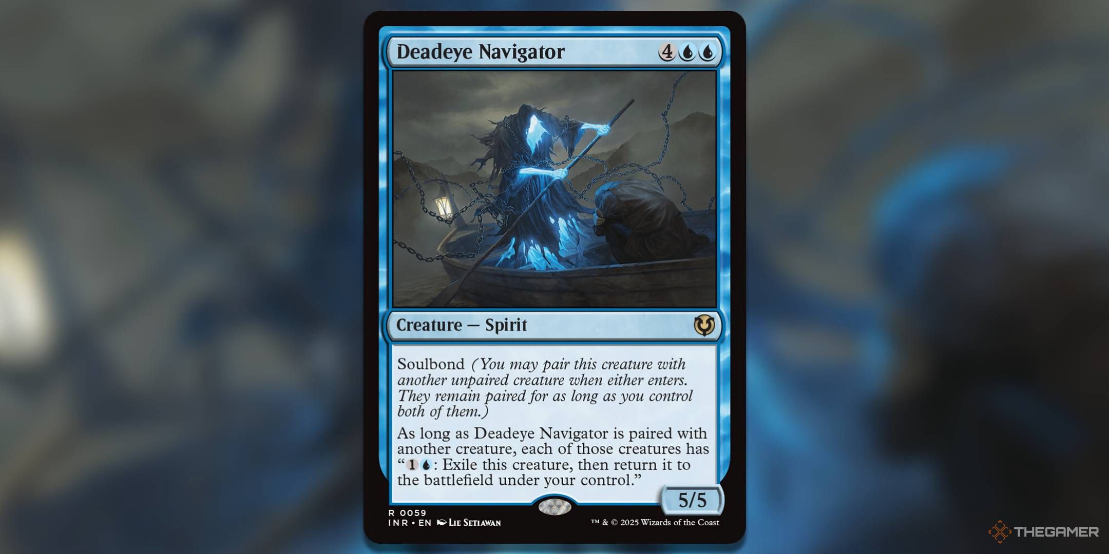 Image of Deadeye Navigator card in Magic: The Gathering.