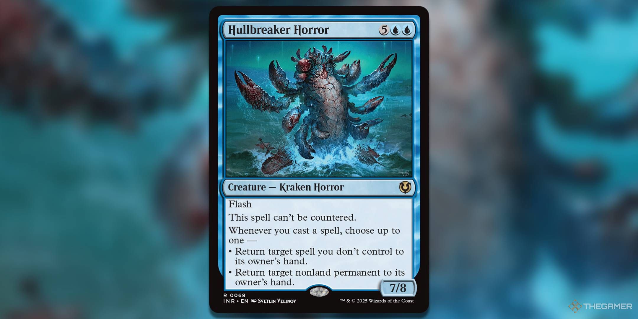 Image of Hullbreaker Horror card in Magic: The Gathering.