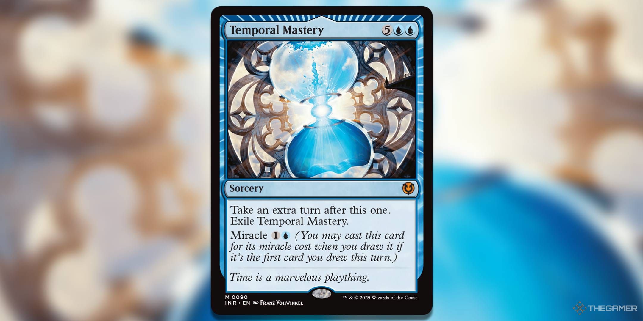 Image of Temporal Mastery card in Magic: The Gathering.