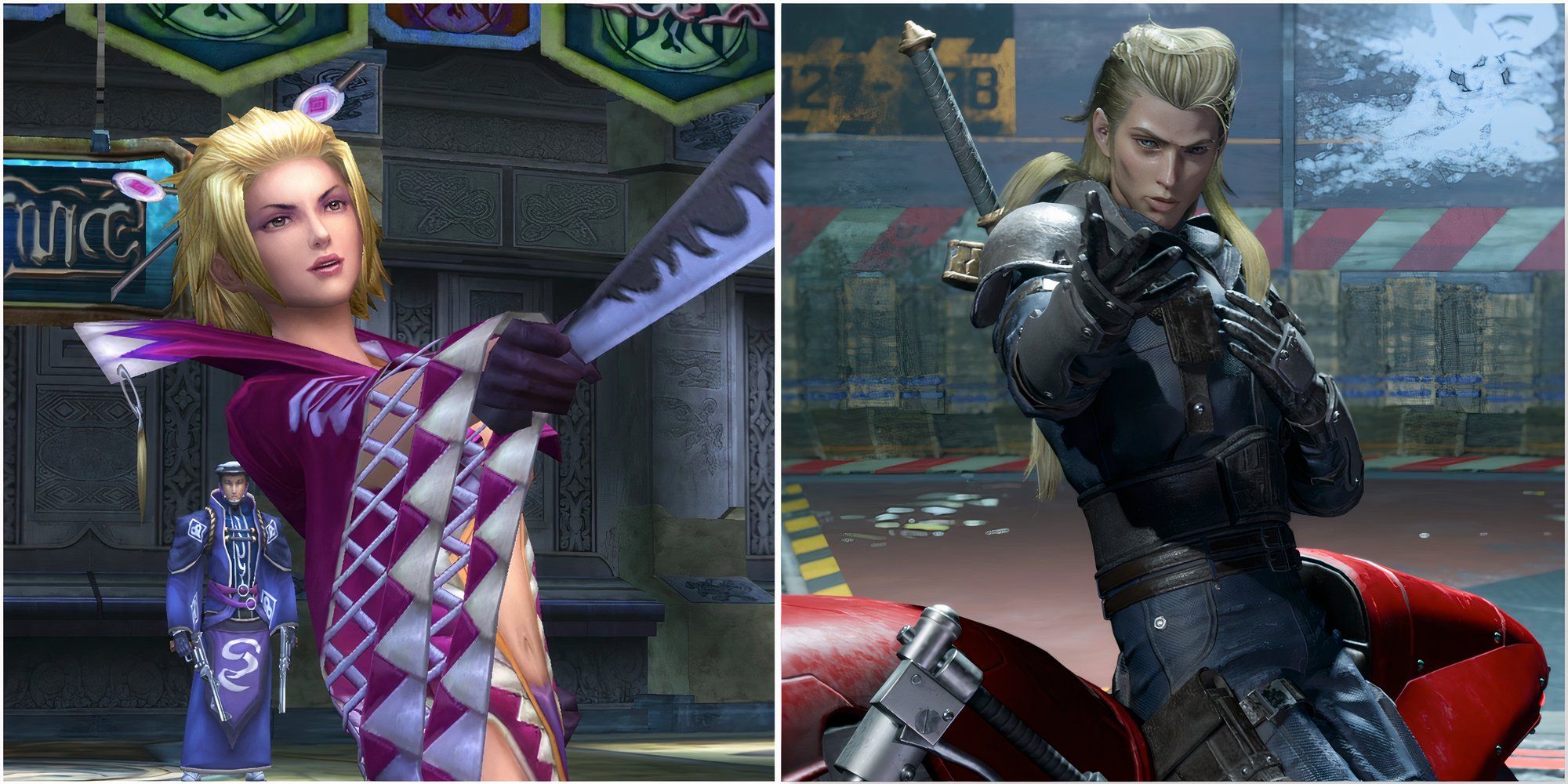 Leblanc in Final Fantasy 10-2 and Roche Final Fantasy 7 Rebirth