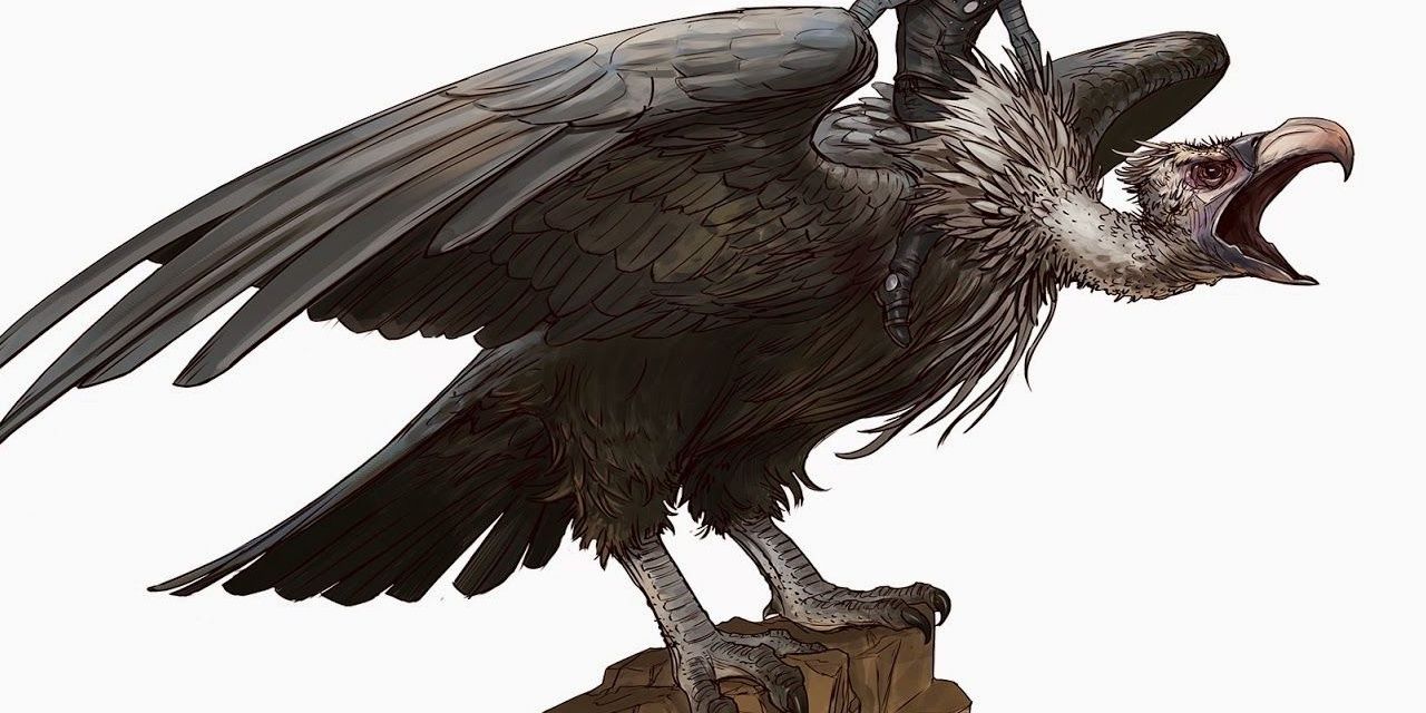 A giant vulture in D&D