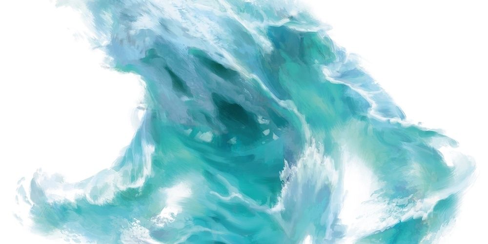 A water elemental from D&D