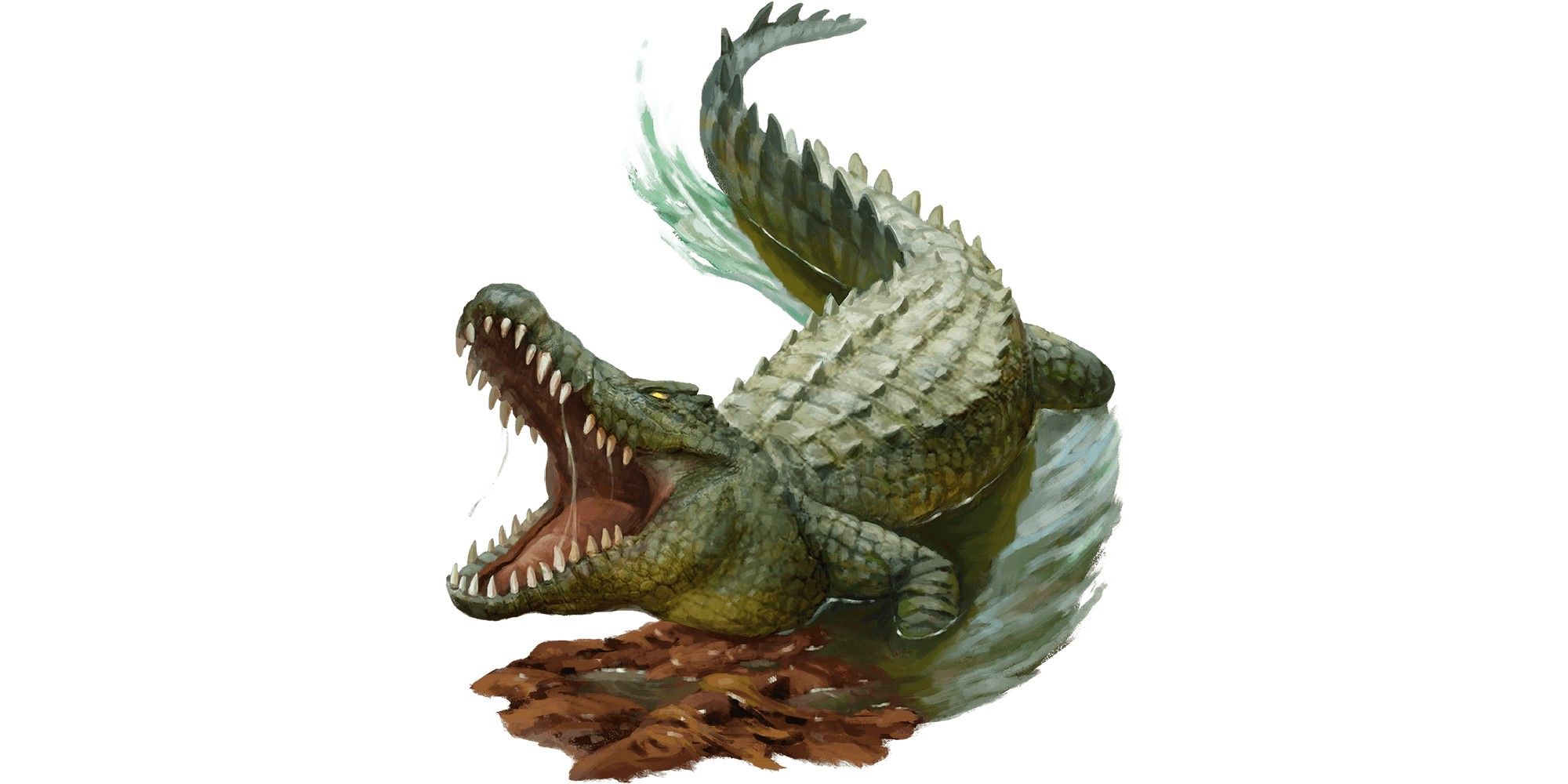 Dungeons & Dragons image showing a crocodile.