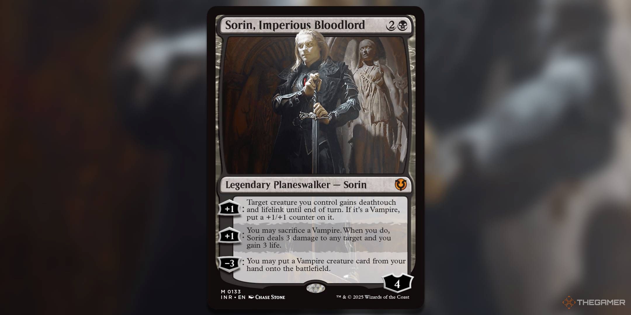 Image of Sorin, Imperious Bloodlord card in Magic: The Gathering.