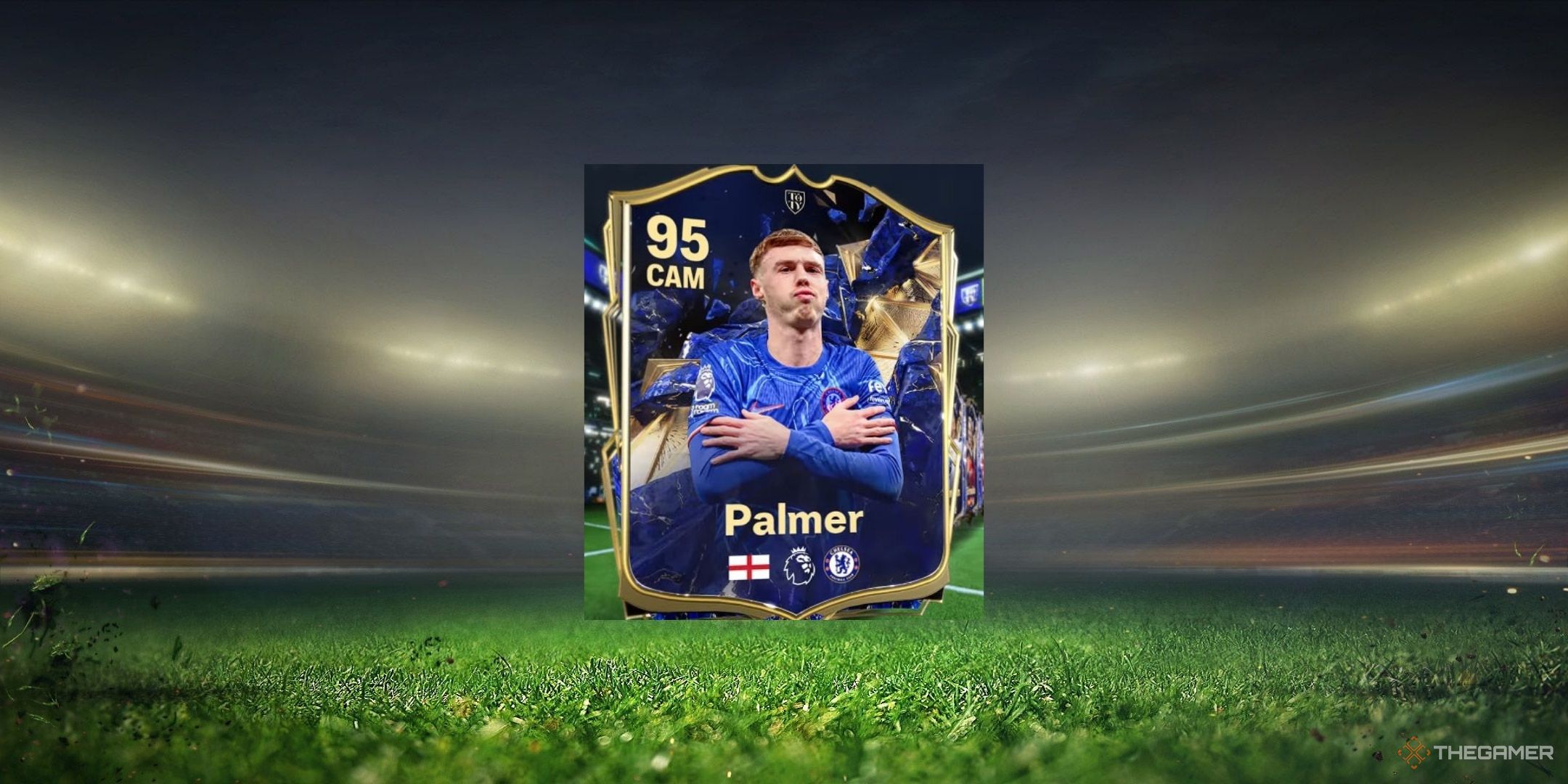 Cole Palmer's TOTY card in EA Sports FC 25.