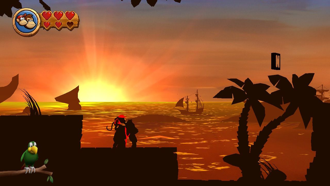 Donkey Kong Country Returns HD Sunset Shore 5