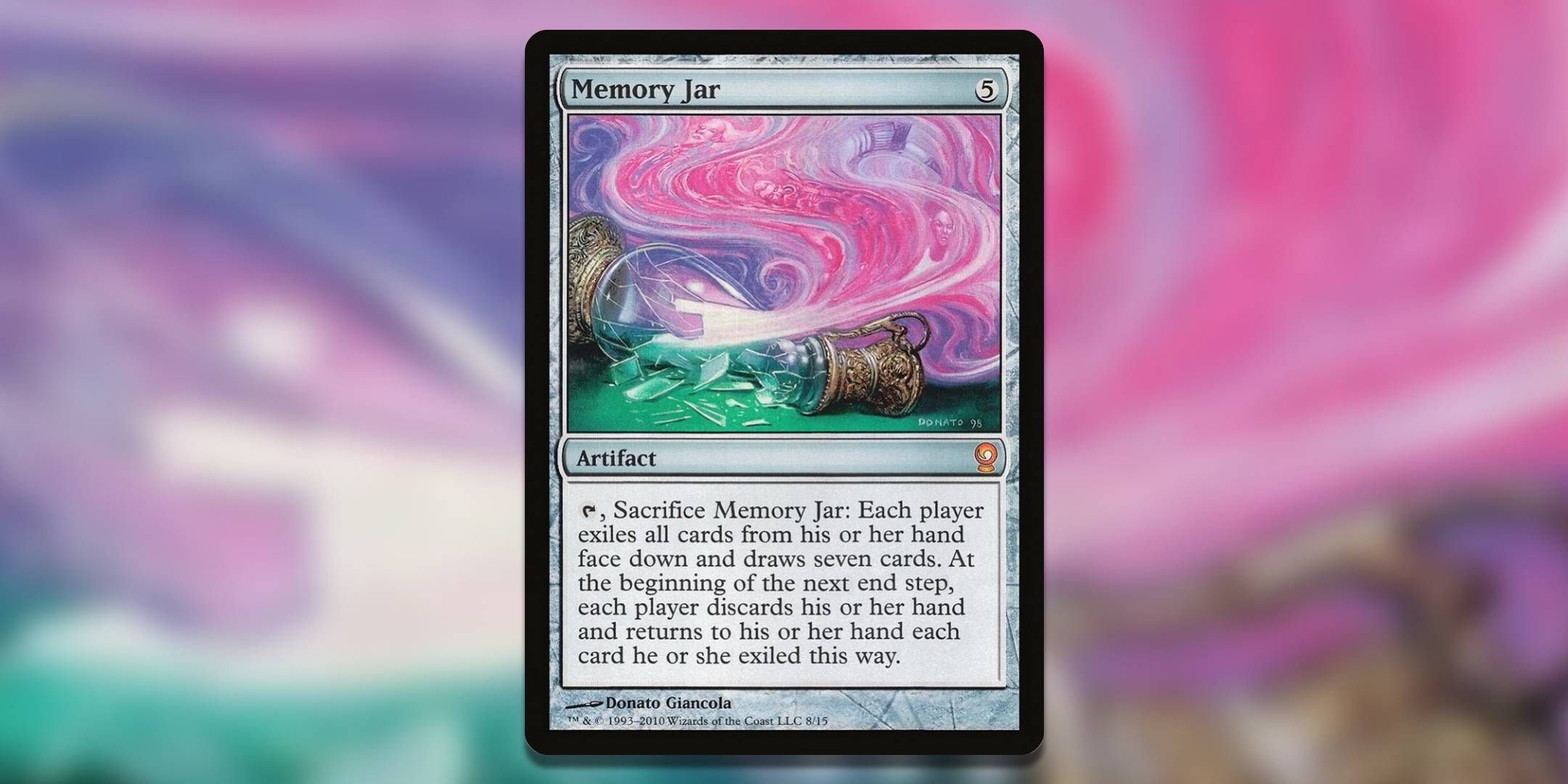 Screenshot of Memory Jar From the Vault Relics MTG.