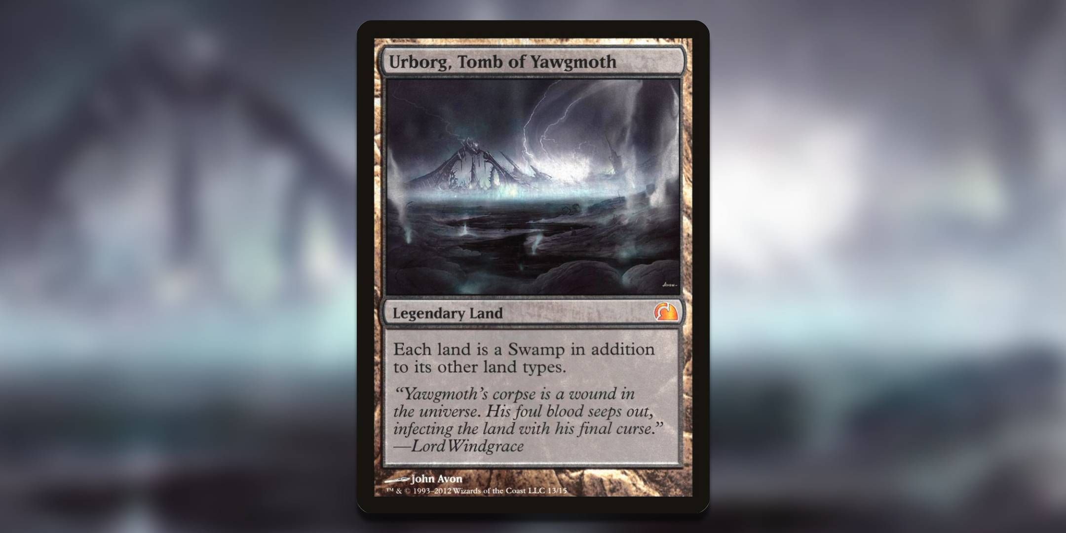 Screenshot of Urborg, Tomb of Yawgmoth From the Vault Realms MTG.