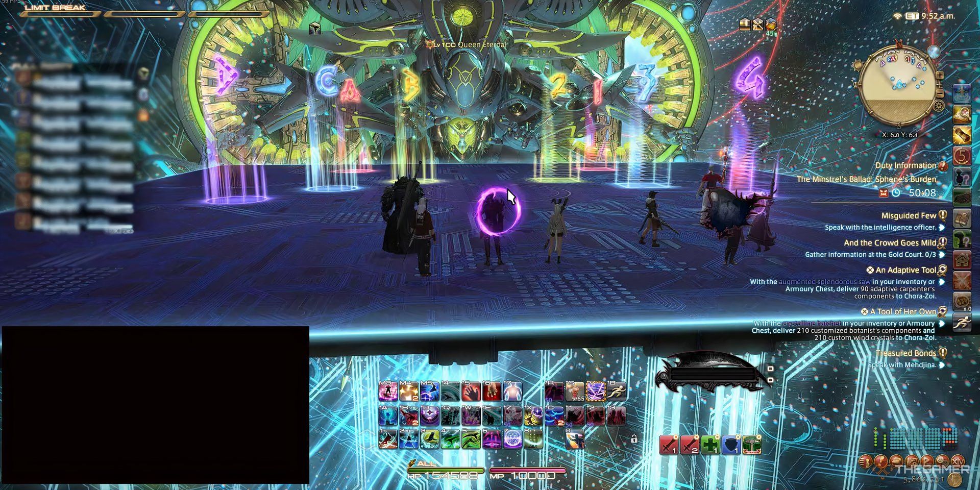 Facing the Queen Eternal in Final Fantasy 14.