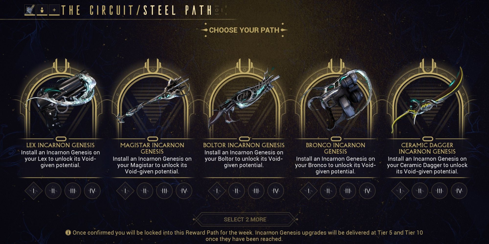 Warframe Steel Path Circuit Incarnon Adapters Week 3