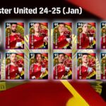 eFootball 2025 Manchester United 24-25 Jan Pack cover