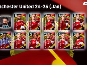 eFootball 2025 Manchester United 24-25 Jan Pack cover