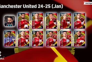 eFootball 2025 Manchester United 24-25 Jan Pack cover