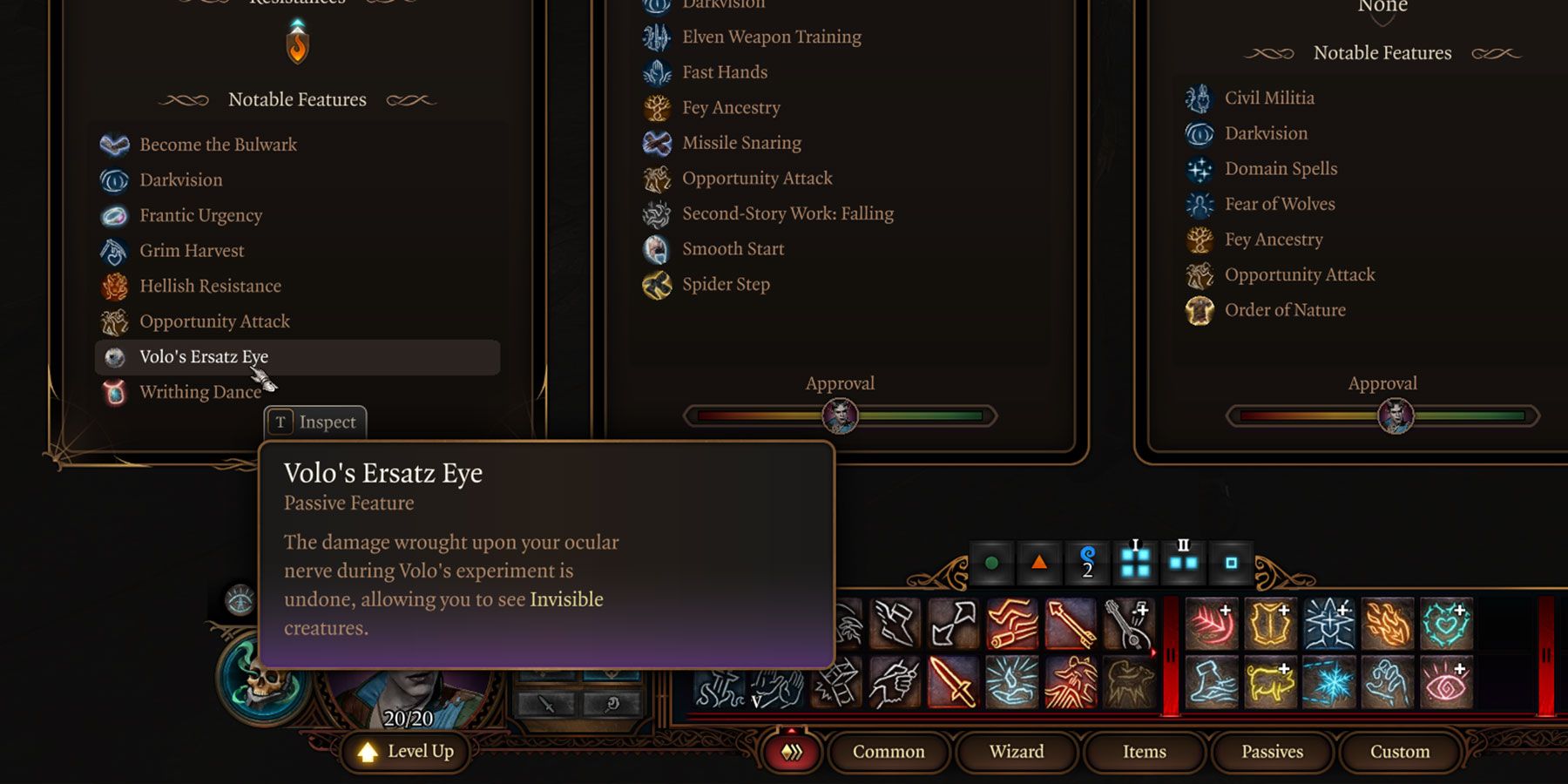 Volo's Ersatz Eye tooltip in Baldur's Gate 3.