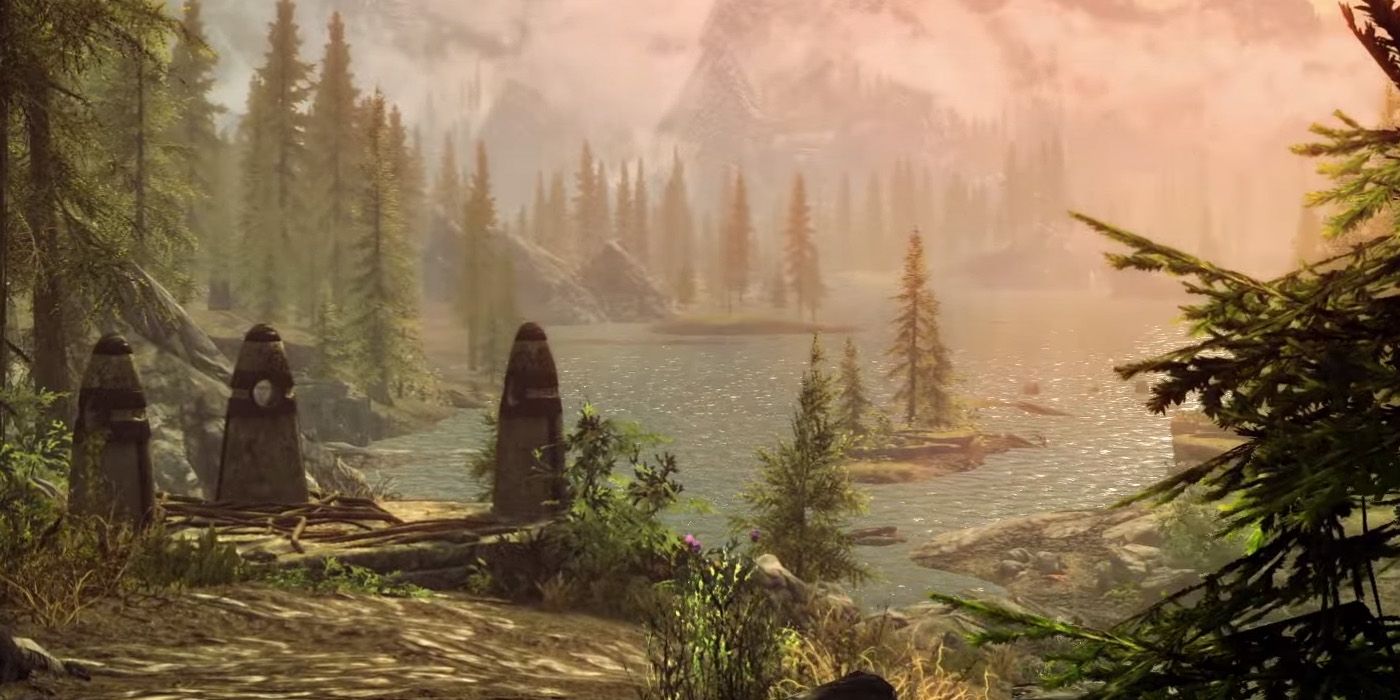 Skyrim graphics on the PS4