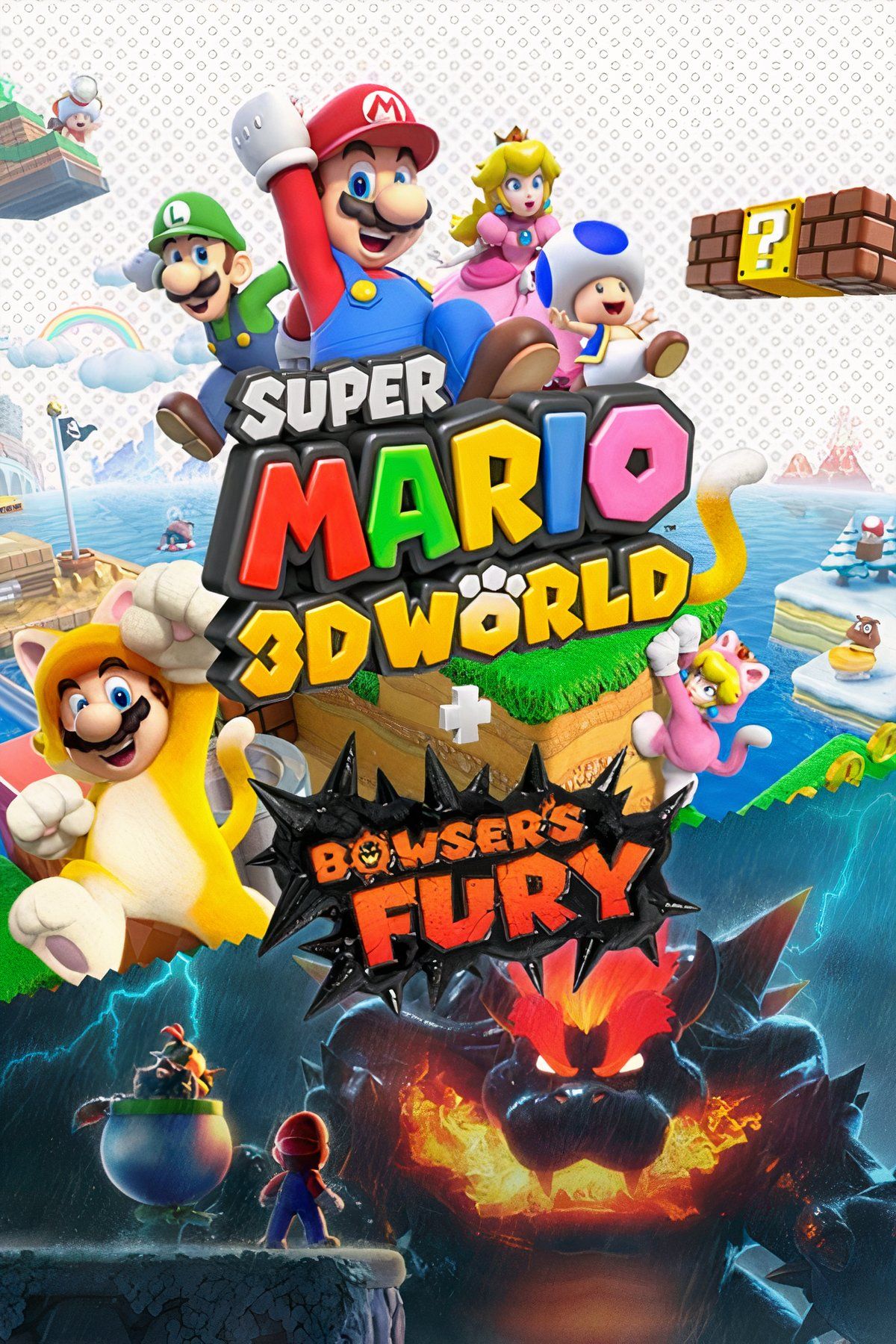 Super Mario 3D World + Bowser‚Äôs Fury Tag Page Cover Art