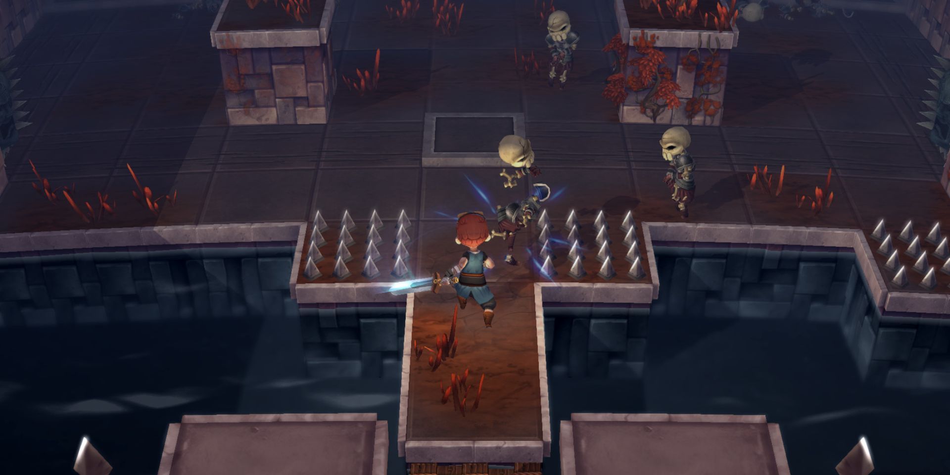 A screenshot from Evoland 2