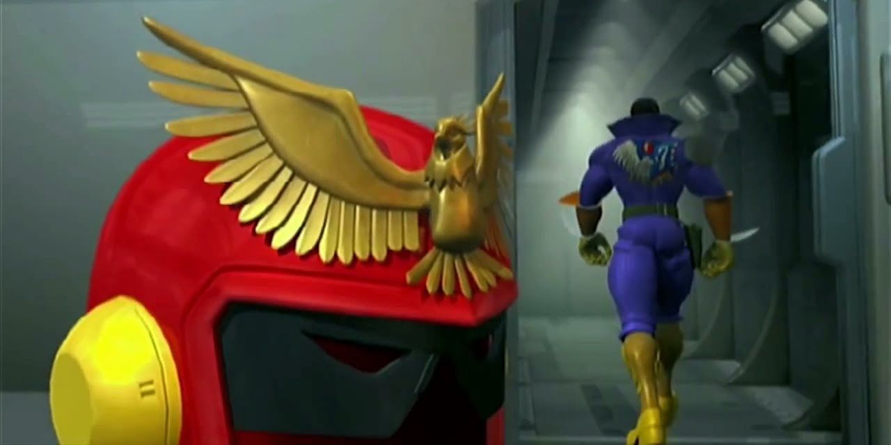 F-Zero GX Captain Falcon Story Ending Helmet Off