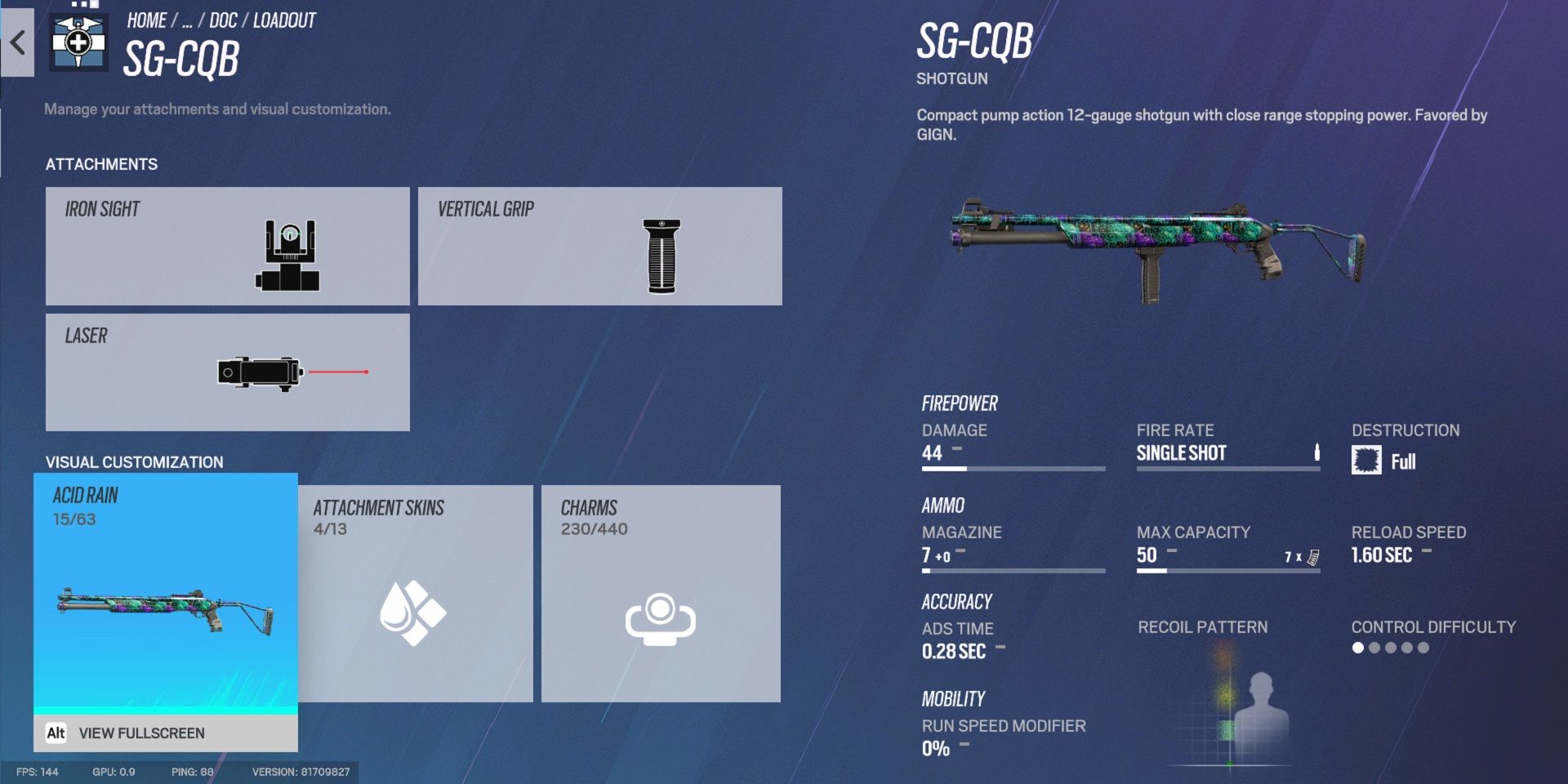 SG-CQB Rainbow Six Siege