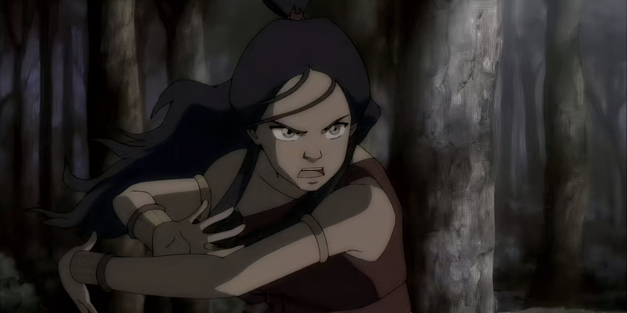 Katara bloodbending against a fight against Hama in Avatar.