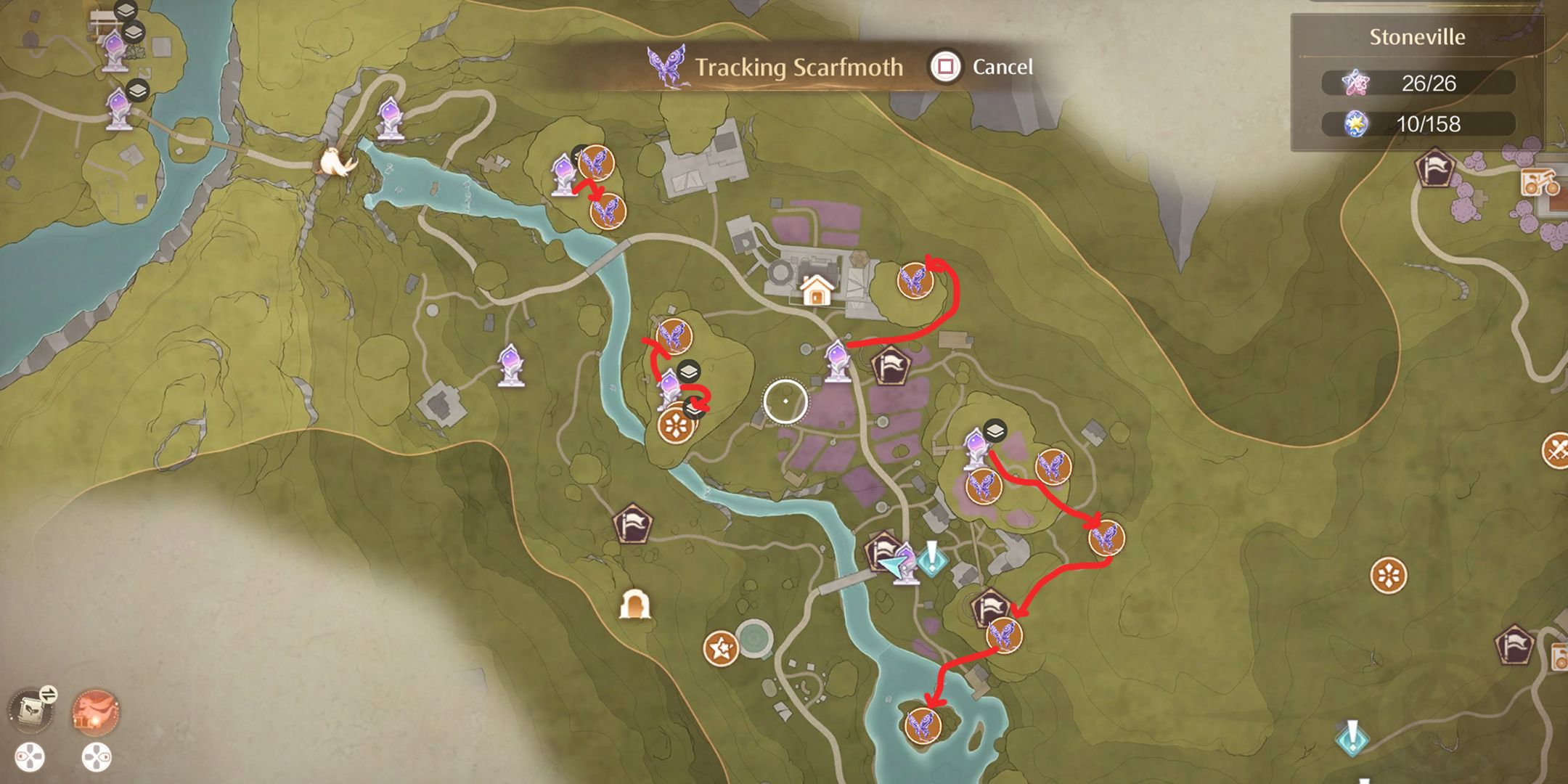 scarfmoth location 1 in infinity nikki