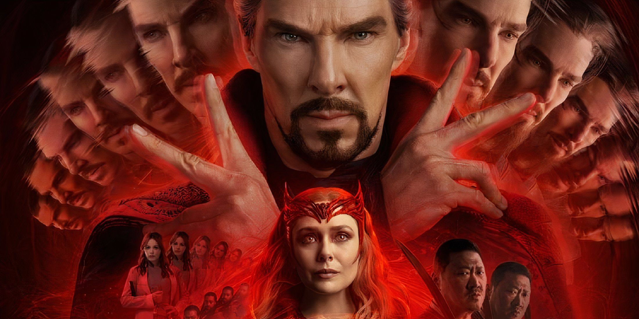 Doctor Strange in the Multiverse of Madness promo image featuring Doctor Strange and the Scarlet Witch