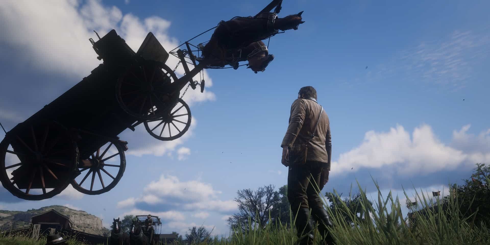 Arthur Using Telekinesis In Red Dead Redemption 2