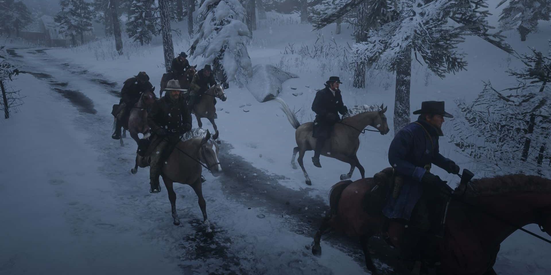 Arthur & The Van Der Linde Gang From Red Dead Redemption 2