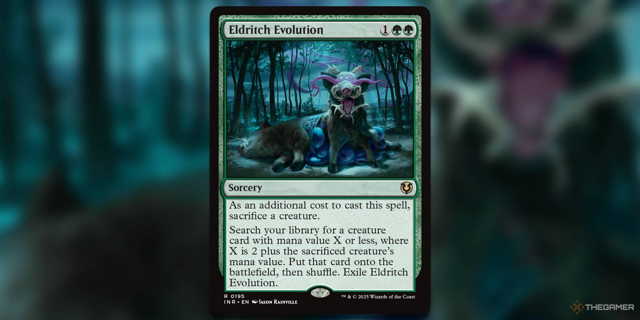 Image of Eldritch Evolution card in Magic: The Gathering.