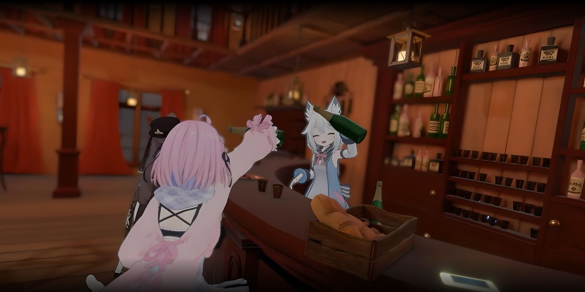 Reborn VR: A Cozy Cafe With Two Avatars Meeting