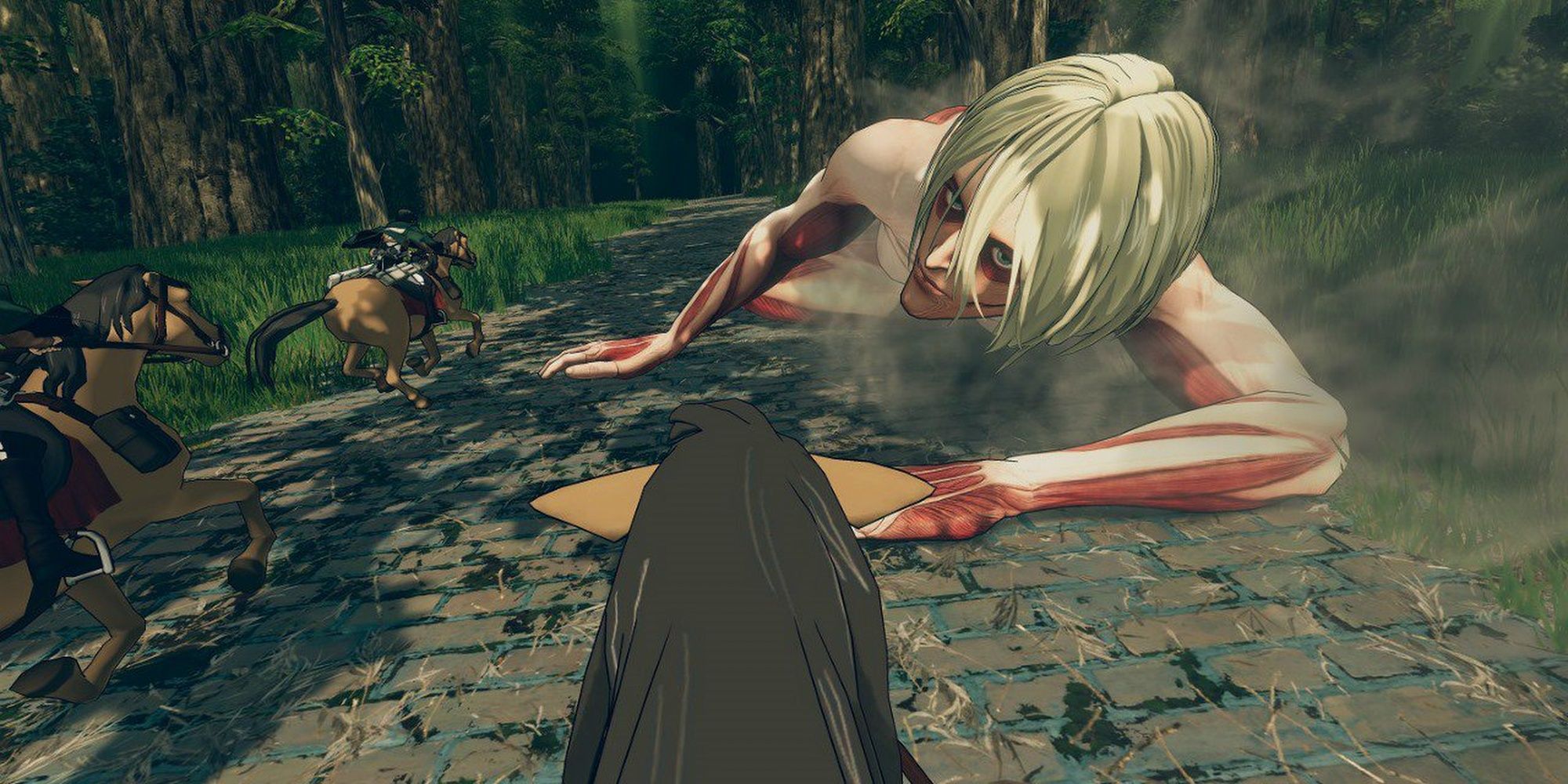 Attack On Quest: The View Of Players Whilst Coming Under Titan Attack