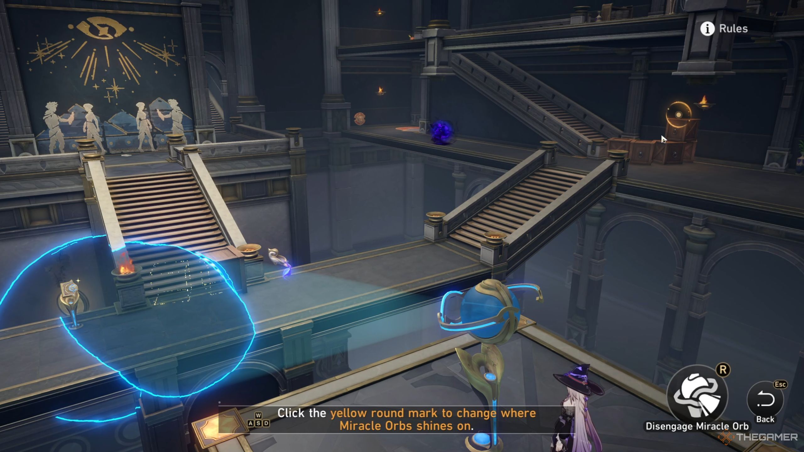 Honkai Star Rail using the miracle orb in Janusopolis part two.