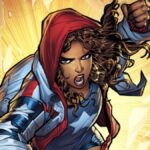 Marvel Snap screen featuring an illustration of America Chavez