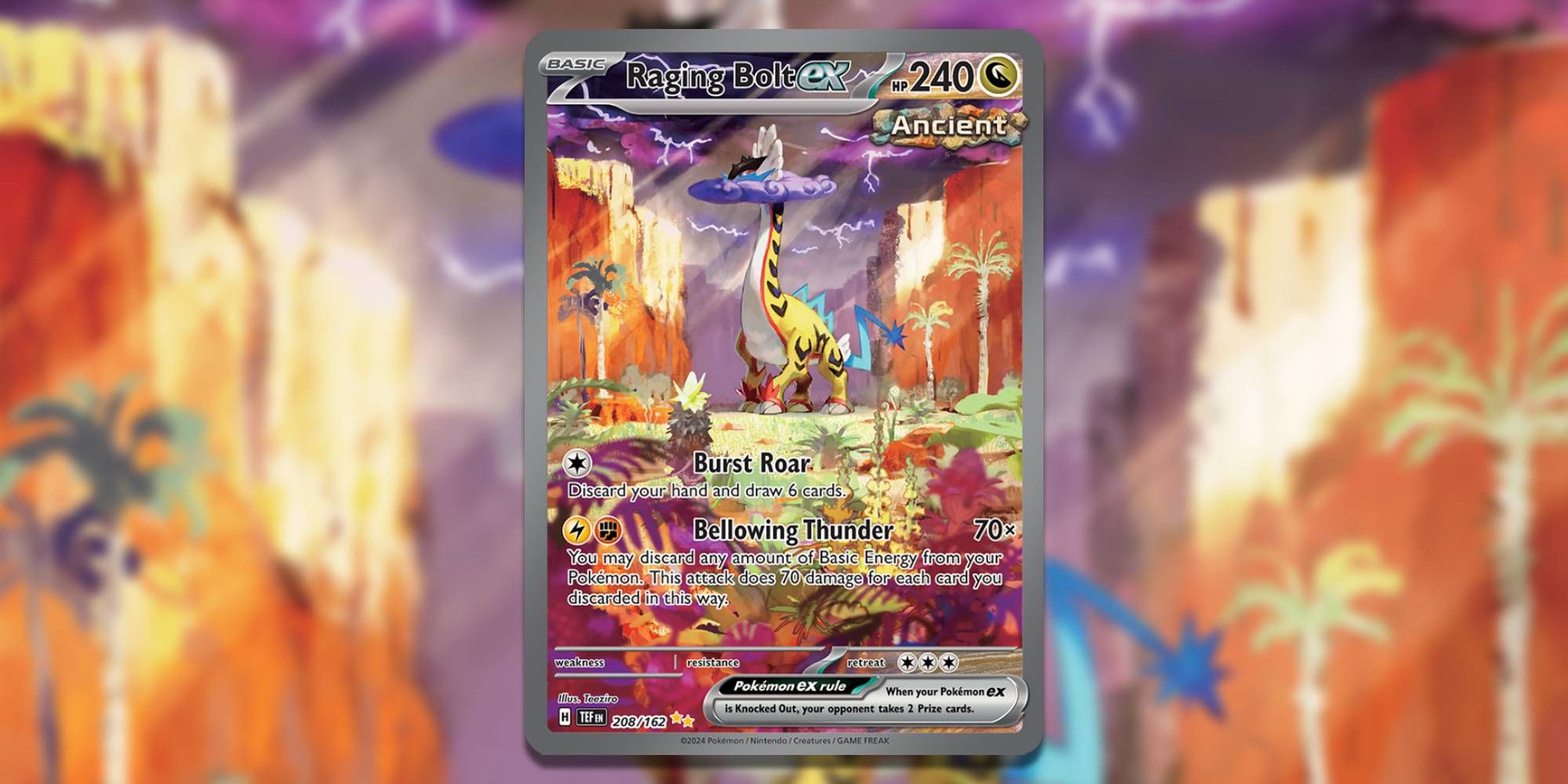 Raging Bolt ex by Teeziro in the Pokemon TCG.