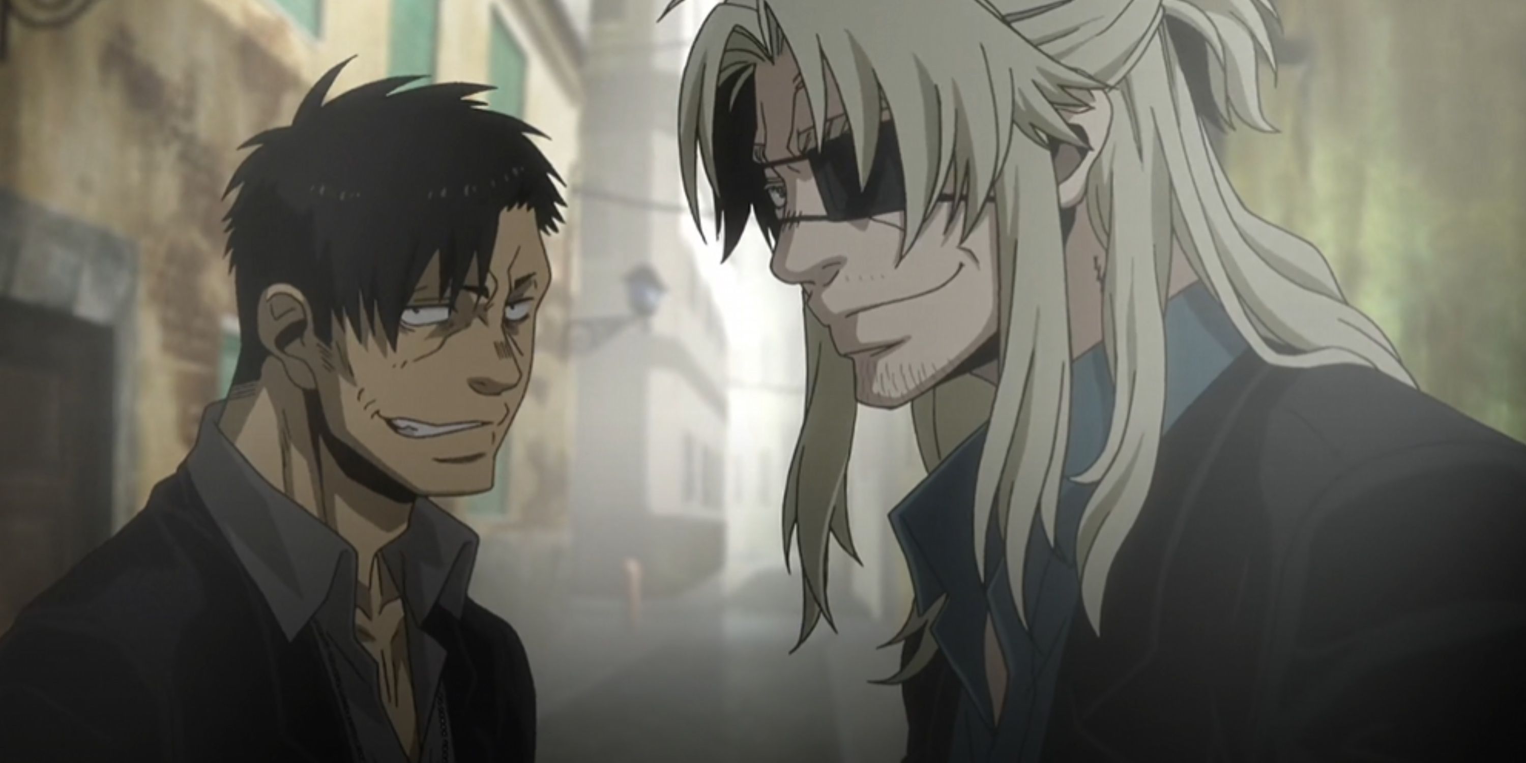 Nicolas and Arcangelo smirks.