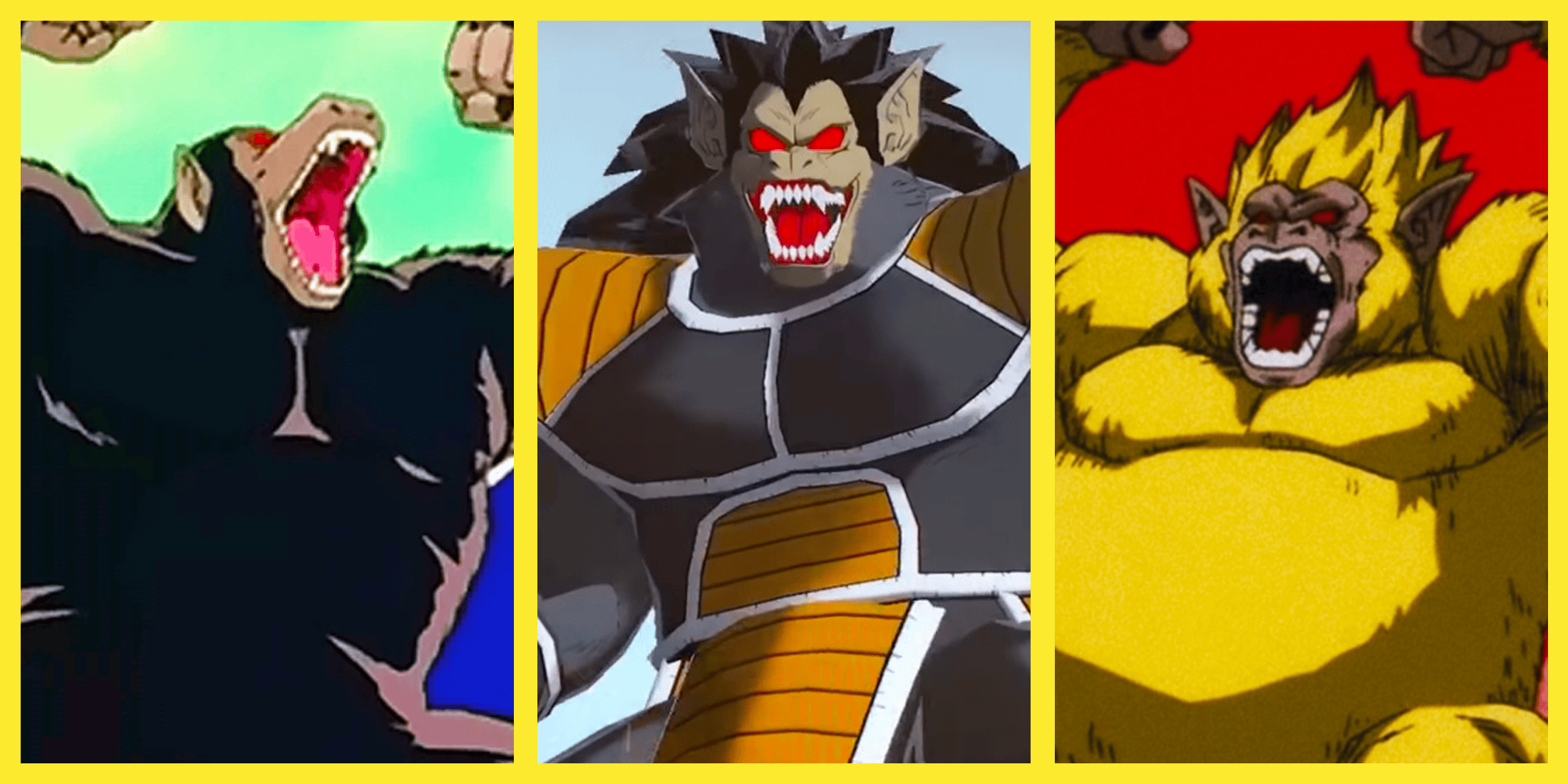 Dragon Ball Great Apes Gohan Goku Raditz